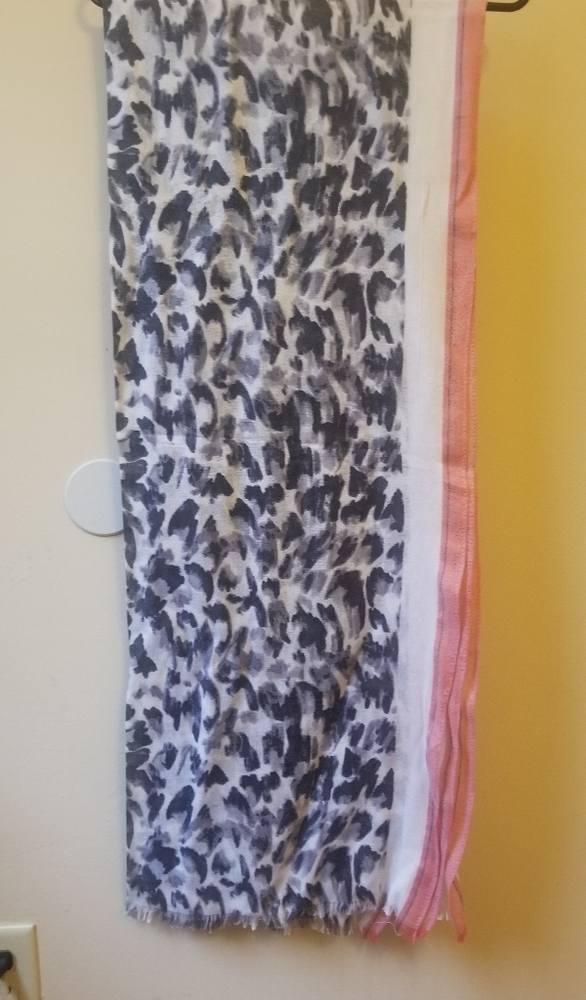 LOFT lightweight animal print scarf